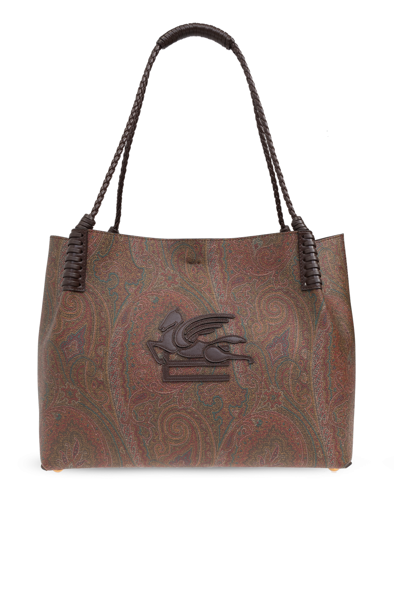ETRO - ETRO(エトロ) トートバッグ - ダークブラウン×ブラウン